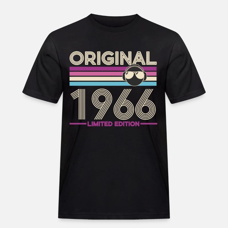Originale limitierte Edition von 1966 - Männer Workwear T-Shirt - Schwarz