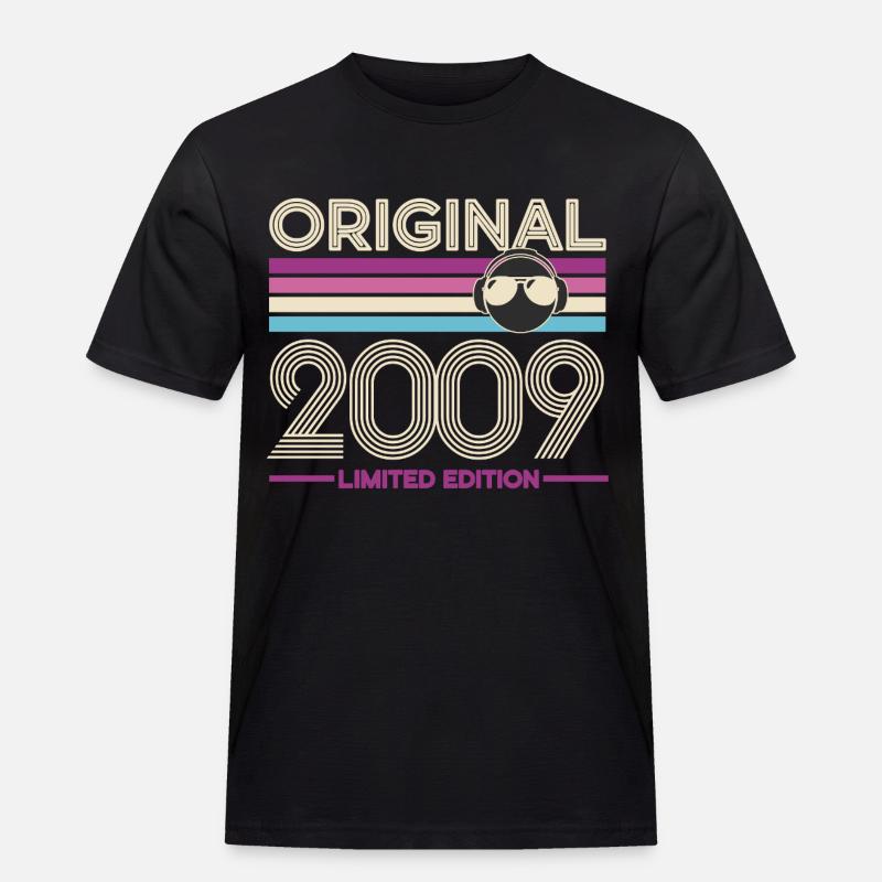 Originale limitierte Edition 2009 - Männer Workwear T-Shirt - Schwarz