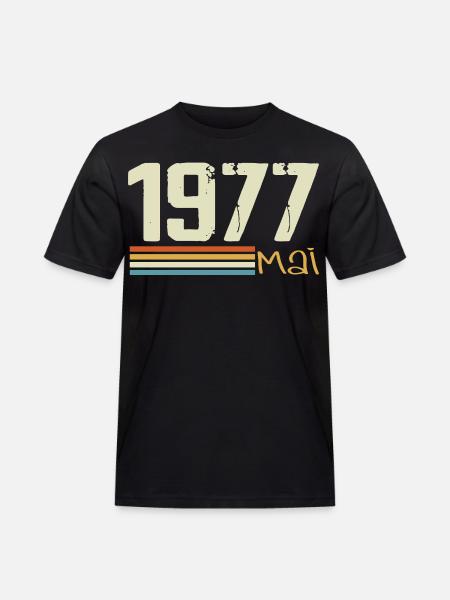 May 1977 - Men's Workwear T-Shirt - black