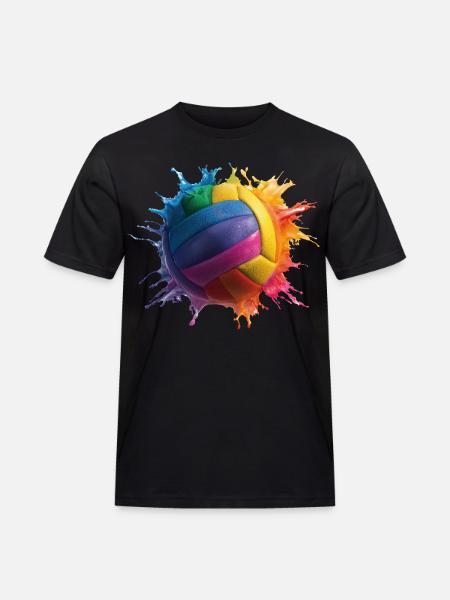 Volley-ball - T-shirt Workwear homme - noir