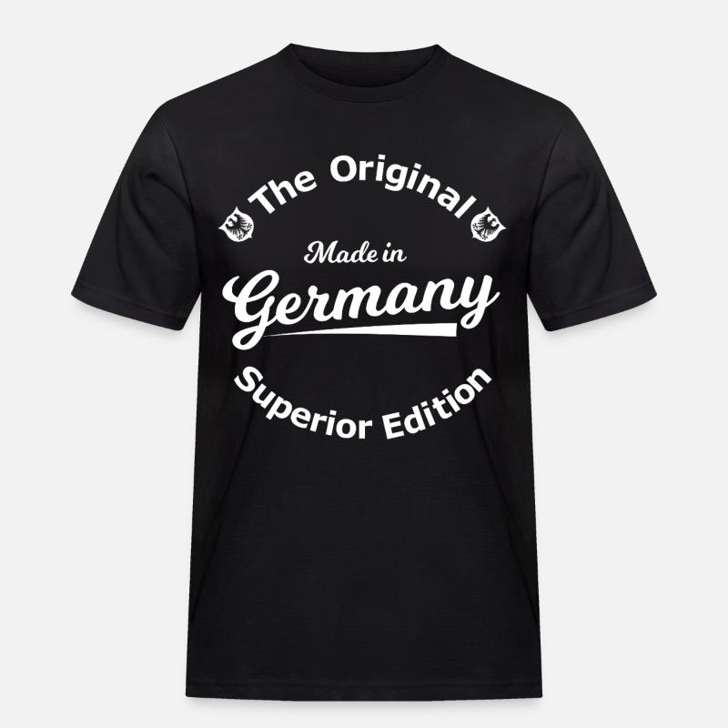 Original Germany Superior Edition - Männer Workwear T-Shirt - Schwarz