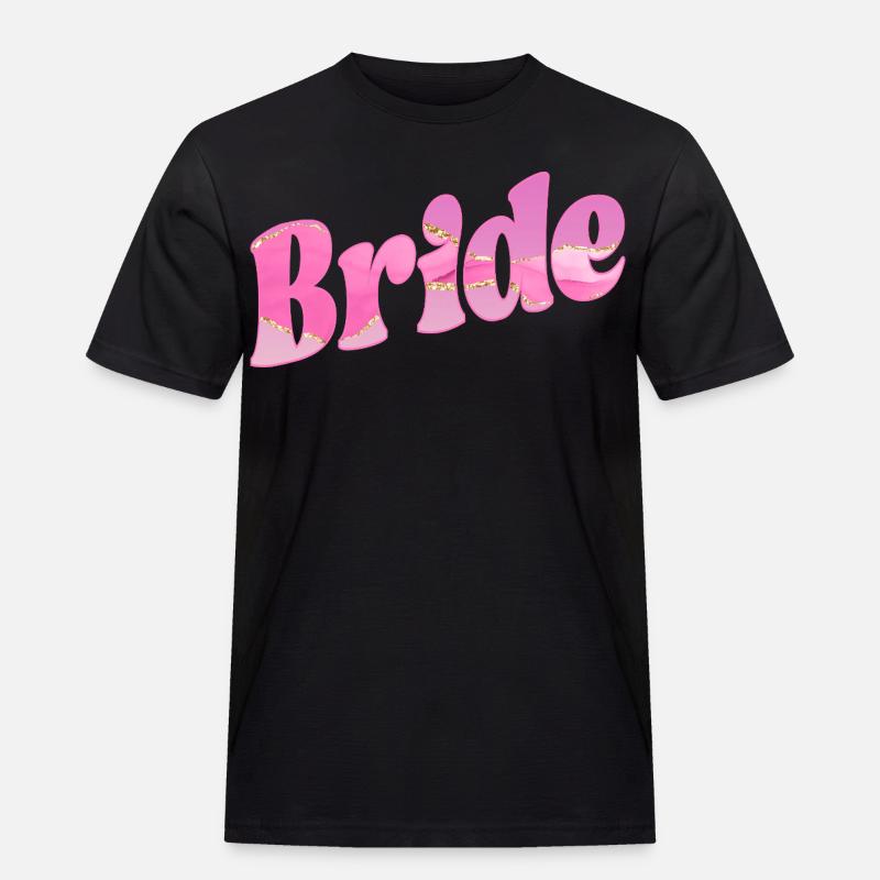 Brauthochzeit - Männer Workwear T-Shirt - Schwarz