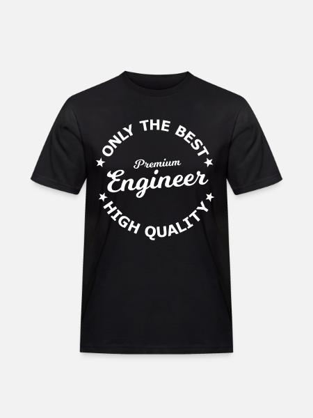 Only the Best Engineer Premium - T-shirt Workwear homme - noir