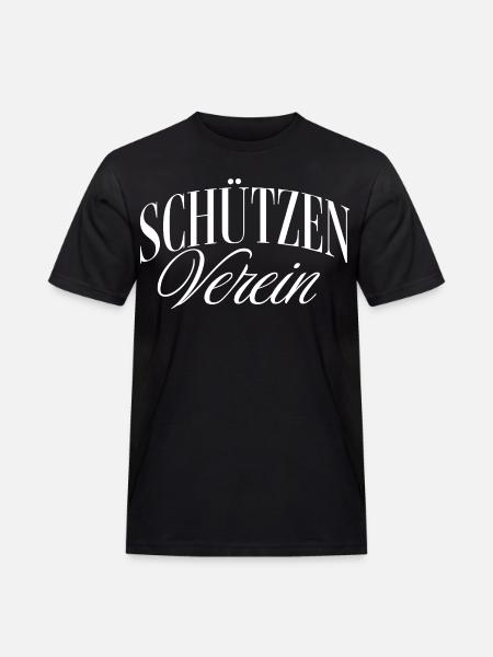 Schützen Verein - Männer Workwear T-Shirt - Schwarz
