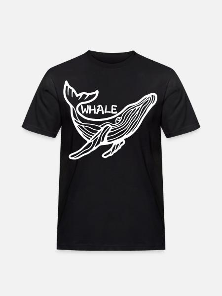 Le géant des océans (blanc) - T-shirt Workwear homme - noir