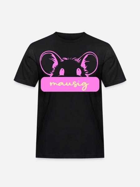 Cute Mouse - Men's Workwear T-Shirt - black