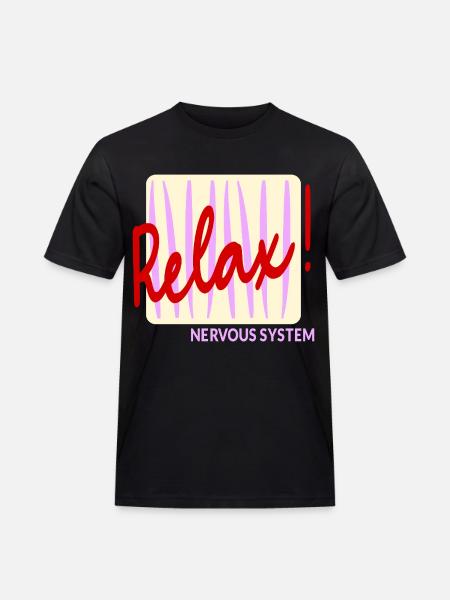 Nervous System Relax - Men's Workwear T-Shirt - black