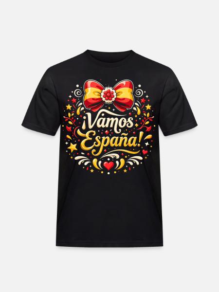 Vamos España Festif - T-shirt Workwear homme - noir