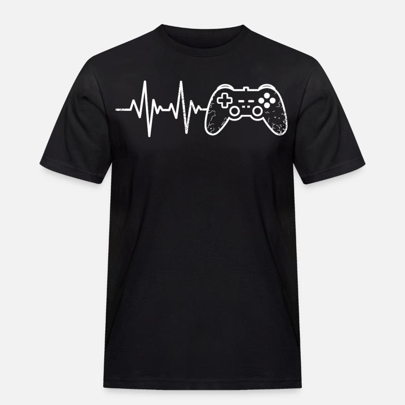 Gaming Pulse Controller Sketch - Men's Workwear T-Shirt - black