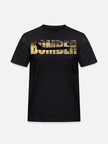 Bomber Tu-95 - Men's Workwear T-Shirt - black