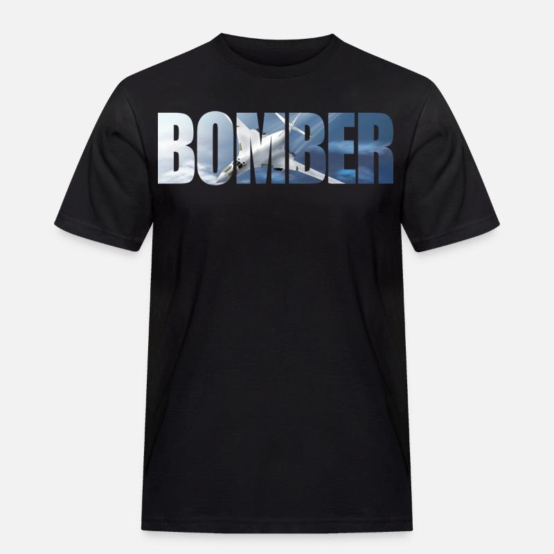 Bomber Tu-160 - Men's Workwear T-Shirt - black