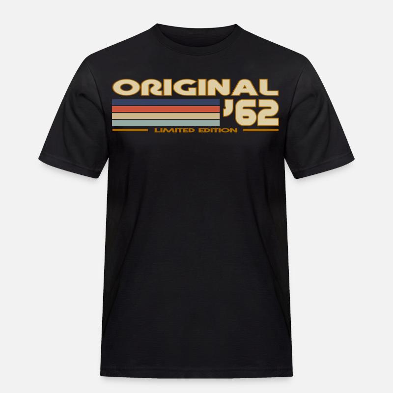 1962 - Männer Workwear T-Shirt - Schwarz