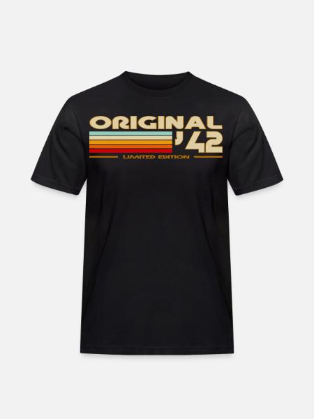 1942 - Men's Workwear T-Shirt - black