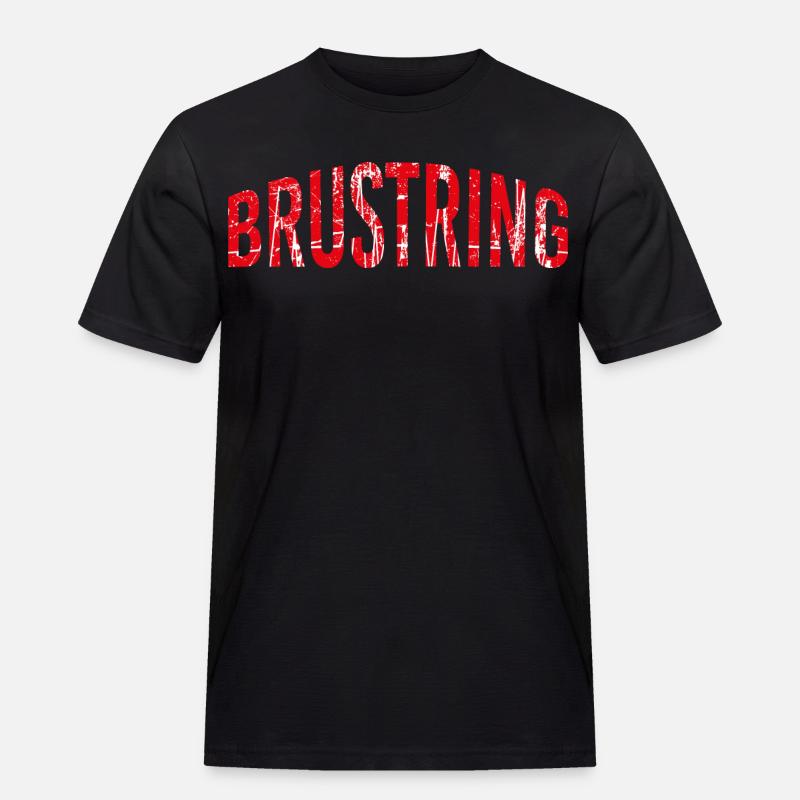 Stuttgart Brustring - Männer Workwear T-Shirt - Schwarz