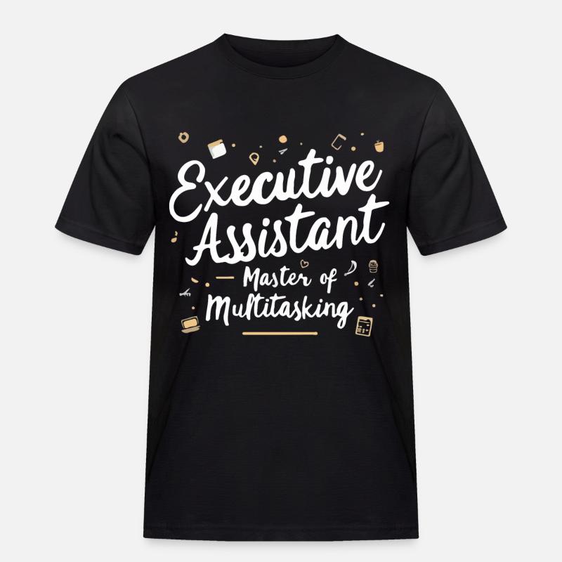 Executive Assistant Master of Multitasking - Men's Workwear T-Shirt - black