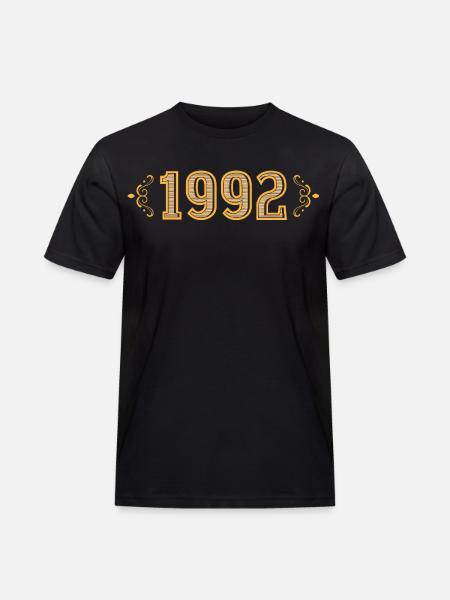 Legend since 1992 retro 1992 - Men's Workwear T-Shirt - black