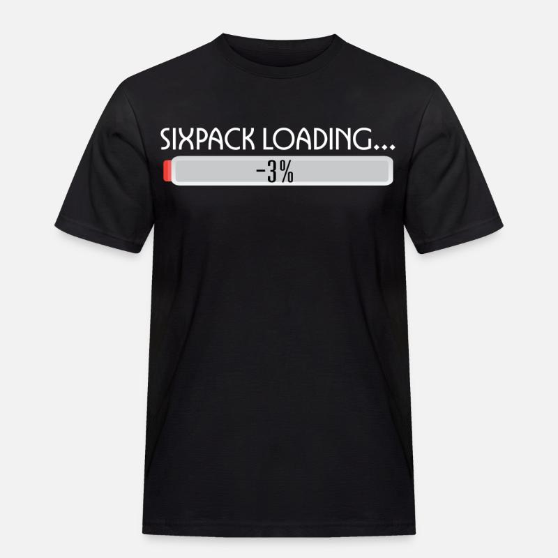 SIXPACK LOADING-2 - Men's Workwear T-Shirt - black