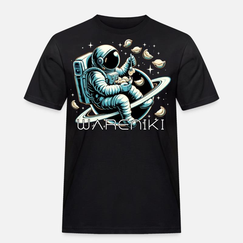 Wareniki Astronaut lecker Geschenk - Männer Workwear T-Shirt - Schwarz