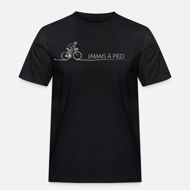 Radfahrer Spruch Geschenkidee Fahrrad - Männer Workwear T-Shirt - Schwarz