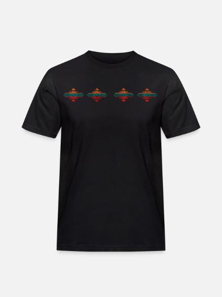 Wild Tribe Apparel - Männer Workwear T-Shirt - Schwarz