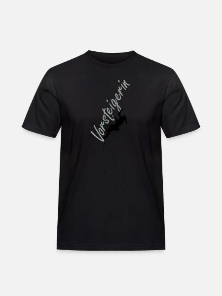 Vorsteigerin - Männer Workwear T-Shirt - Schwarz