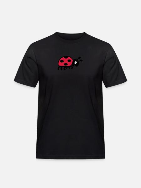 ladybug ladybird lady beetle - Men's Workwear T-Shirt - black
