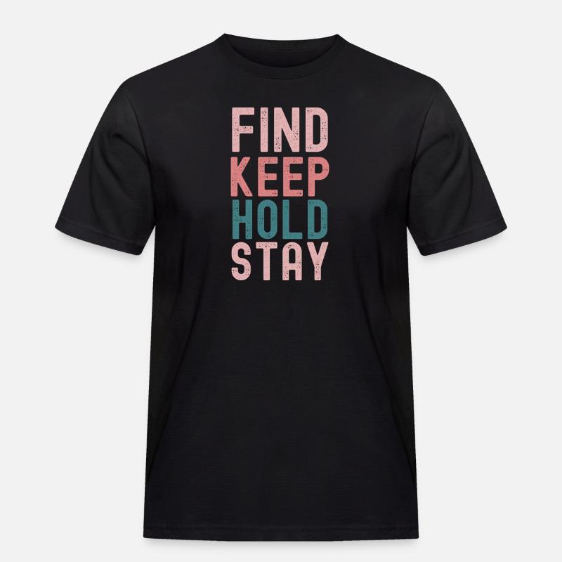 "Philosophie der Permanenz" - Männer Workwear T-Shirt - Schwarz