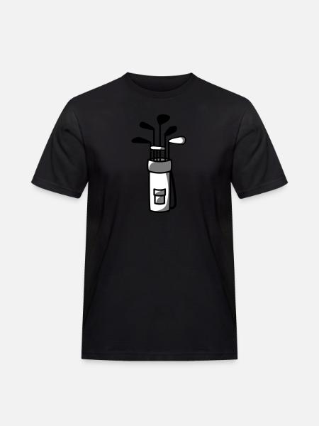 Golf Bag Design - Men's Workwear T-Shirt - black