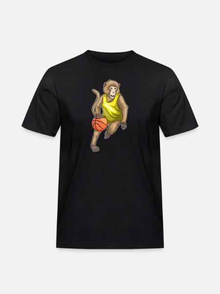 Singe Basketteur Basketteur - T-shirt Workwear homme - noir