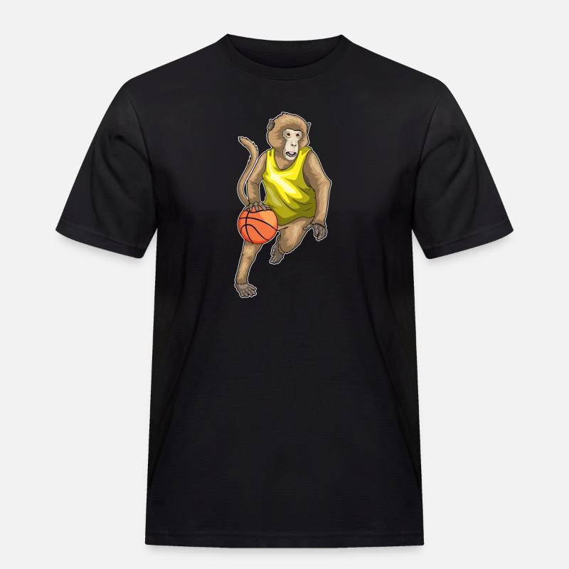 Singe Basketteur Basketteur - T-shirt Workwear homme - noir