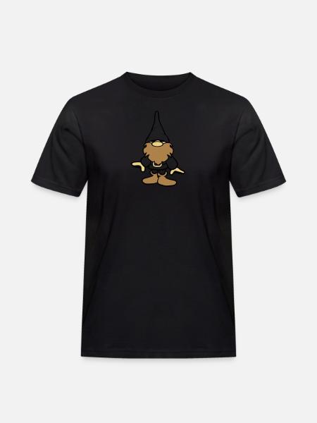 funny dwarf - Men's Workwear T-Shirt - black