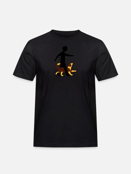 Dog Dancing 3-5 - Männer Workwear T-Shirt - Schwarz