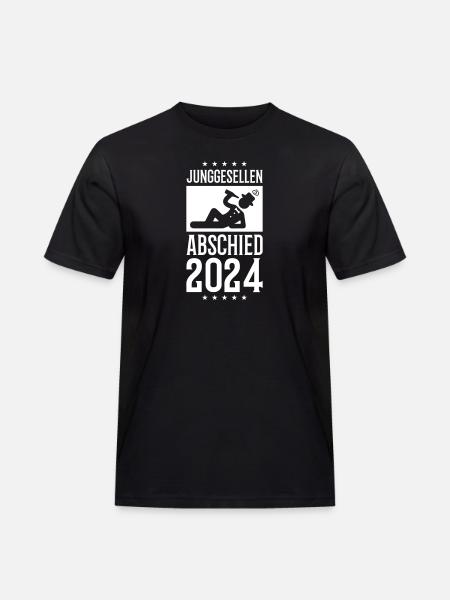 Bachelor party 2024 - Men's Workwear T-Shirt - black