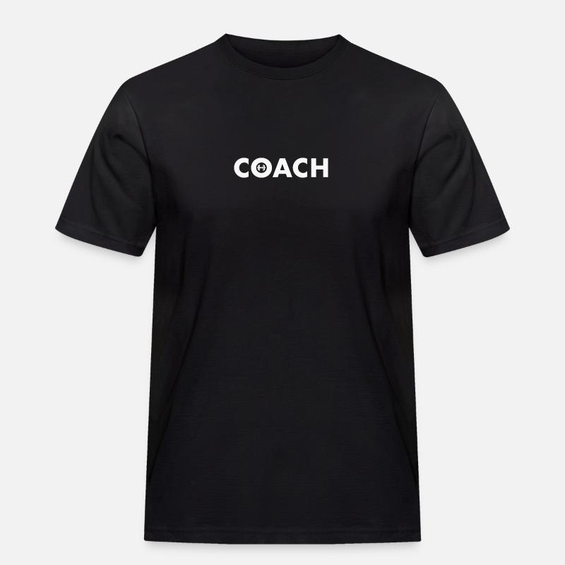 COACH - Männer Workwear T-Shirt - Schwarz
