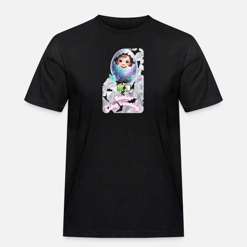 Easter Bud Baby Egg Explosion - Men's Workwear T-Shirt - black