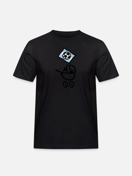 Argentina Bebé Fútbol Fan - Men's Workwear T-Shirt - black