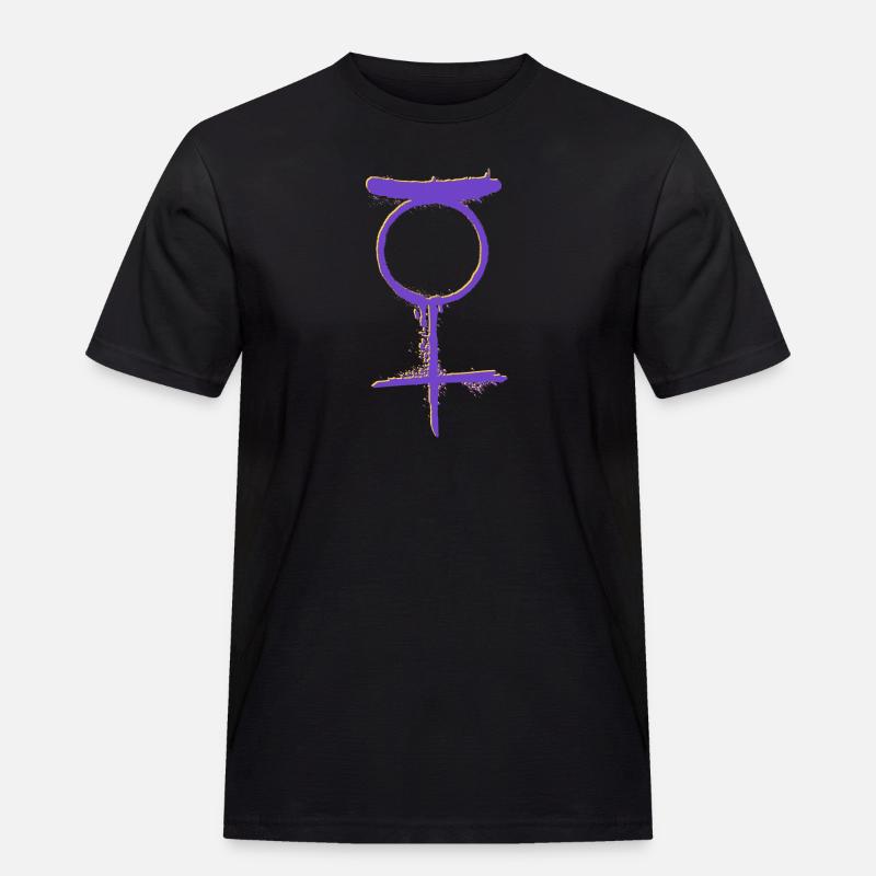 NON BINARY Status - Men's Workwear T-Shirt - black