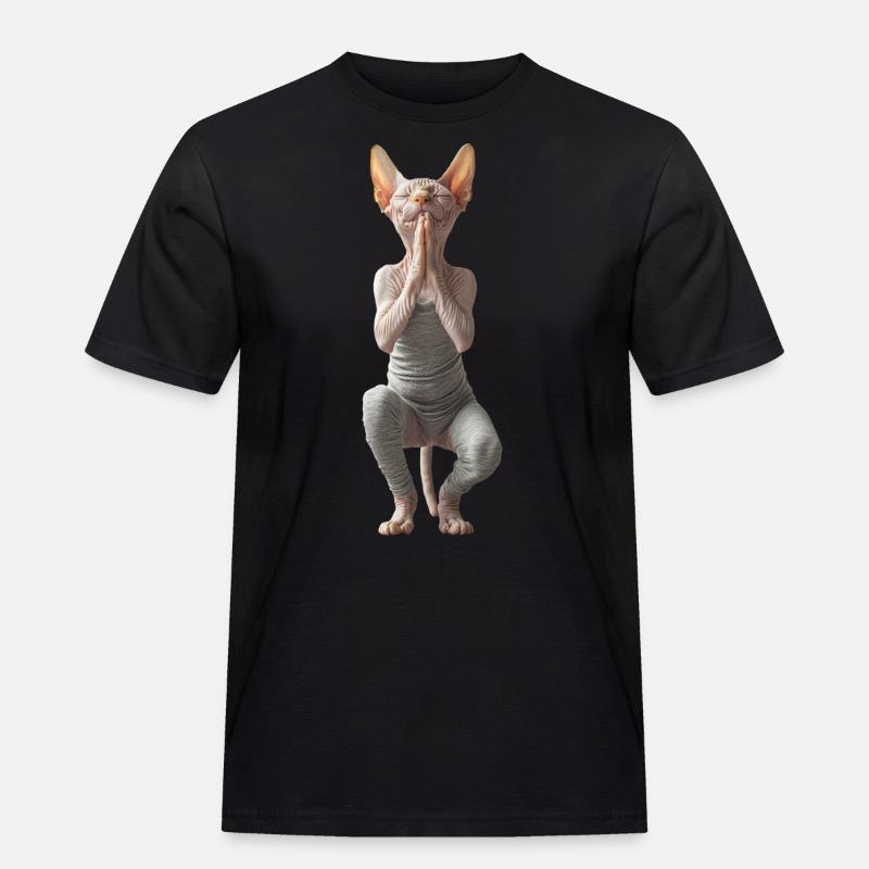 Sphinx - Männer Workwear T-Shirt - Schwarz