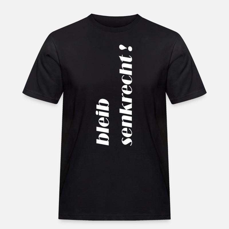 Restez debout ! Déclaration claire, regarde - T-shirt Workwear homme - noir