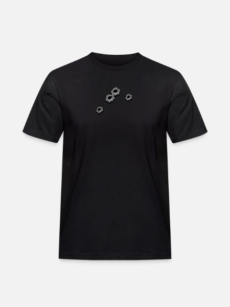 Hole holes - Men's Workwear T-Shirt - black