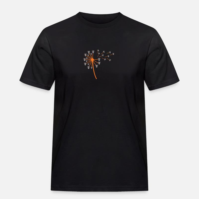 Ziegen - Männer Workwear T-Shirt - Schwarz