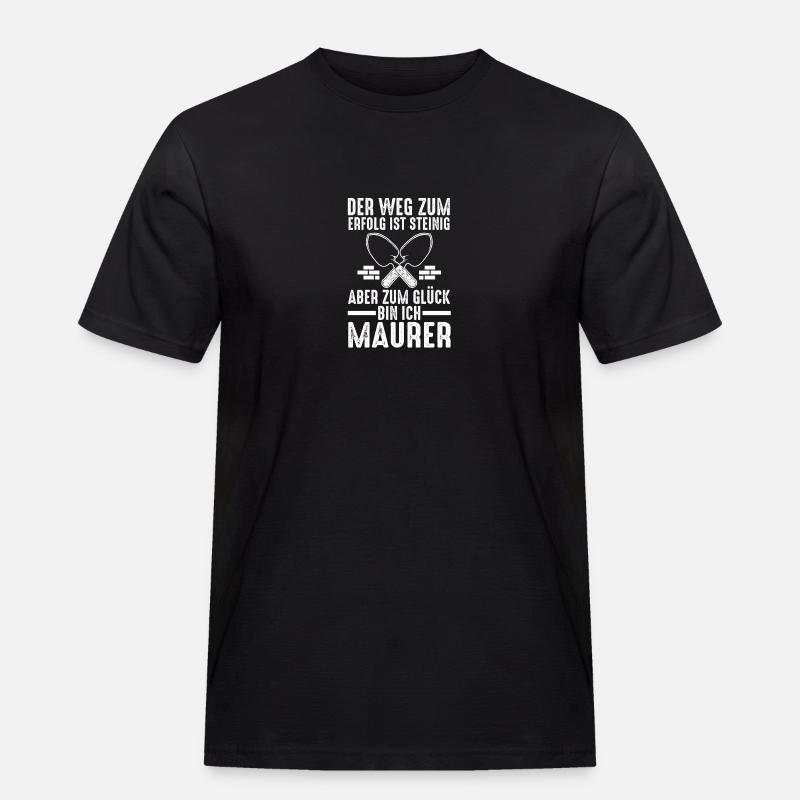 Master Bricklayer Journeyman Bricklayer - Men's Workwear T-Shirt - black
