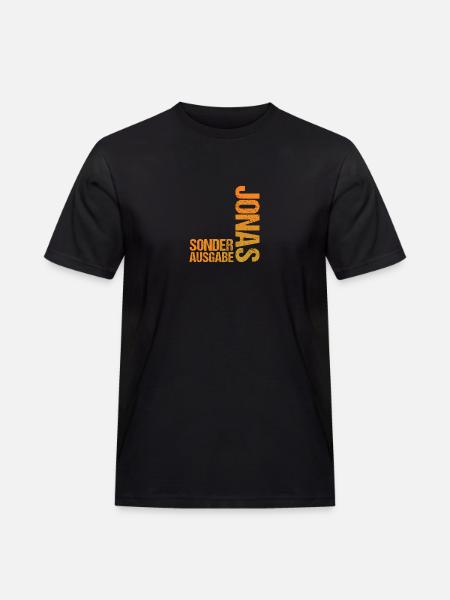 Jonas - Männer Workwear T-Shirt - Schwarz
