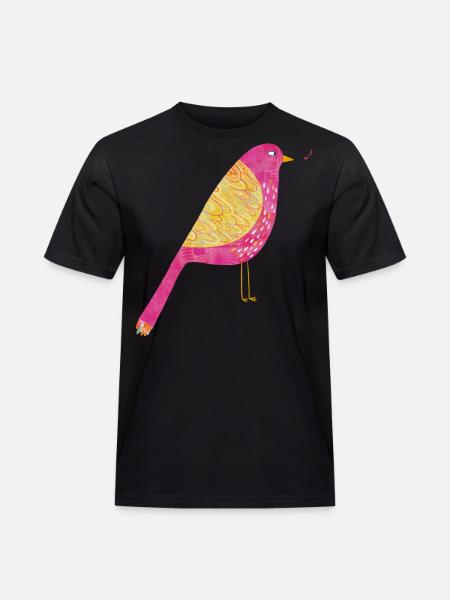 Slightly Sarcastic Bird - Men's Workwear T-Shirt - black