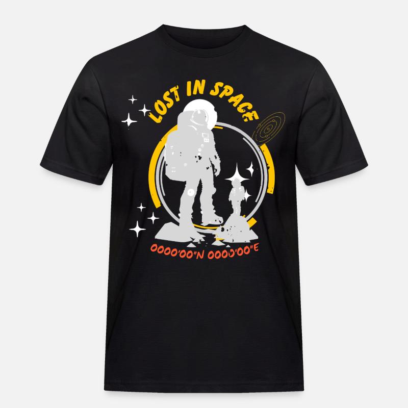 Perdus dans l’espace – Astronaut Trail - T-shirt Workwear homme - noir