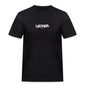 Lecker Bierchen - Männer Workwear T-Shirt - Schwarz - Vorne - AI Model Male 178 light (178cm)