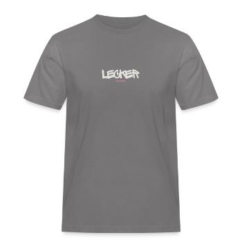 Lecker Bierchen - Männer Workwear T-Shirt - Grau - Vorne - AI Model Male 185 dark (185cm)