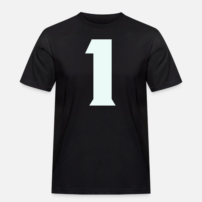 1 - Männer Workwear T-Shirt - Schwarz