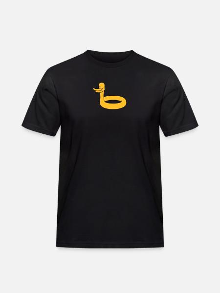 Duck Swimming Ring - Men's Workwear T-Shirt - black