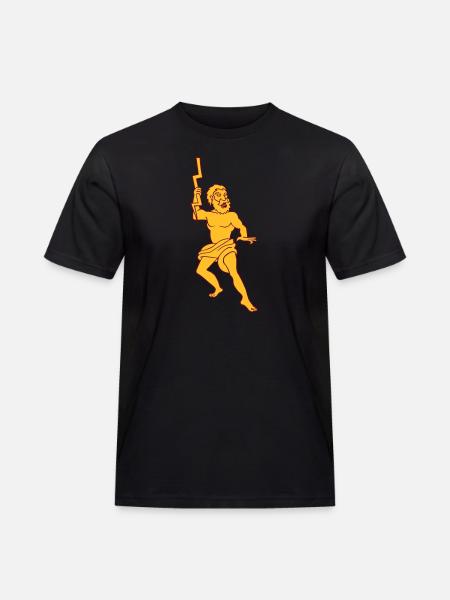 Zeus Jupiter mytologiske gud af græsk Olympus - Herre Workwear T-Shirt - sort